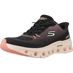 Buty SKECHERS SLIP-INS ARCH FIT GLIDE STEP PRO Czarny. Czarne trekkingi Skechers, z tkaniny, trekkingowe. Za 440.99 zł.