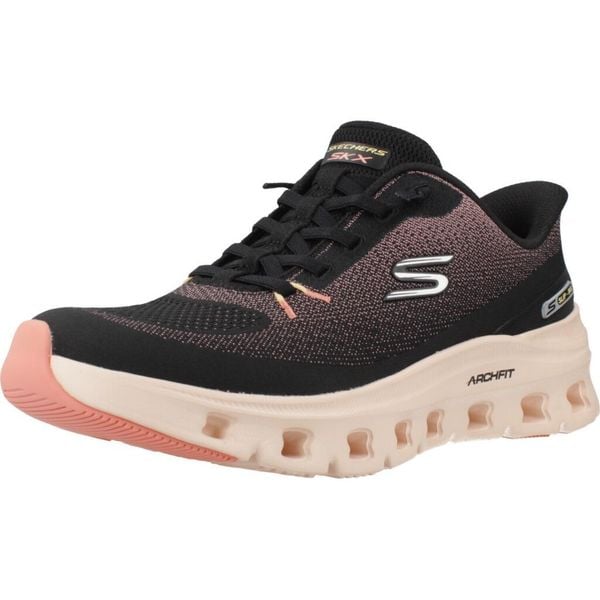 Buty SKECHERS SLIP-INS ARCH FIT GLIDE STEP PRO Czarny. Czarne trekkingi Skechers, z tkaniny, trekkingowe. Za 426.99 zł.