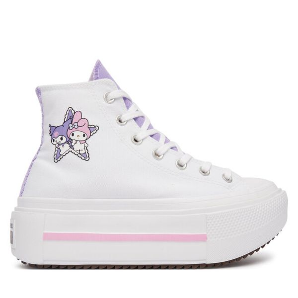 Trampki Converse. Białe trampki Converse, bez wzorów, bez zapięcia. Za 449.99 zł.