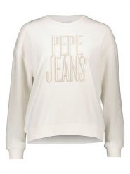 Pepe Jeans Bluza w kolorze kremowym rozmiar: M. Brązowe bluzy Pepe Jeans, m, bez wzorów, z bawełny, bez kaptura. Za 147.56 zł.