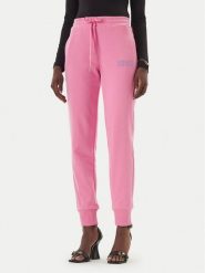 Versace Jeans Couture Spodnie dresowe 80HAAT01 CF01T Różowy Regular Fit. Czerwone spodnie dresowe Versace Jeans Couture, l, bez wzorów, z bawełny. Za 899.99 zł.