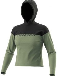 DYNAFIT Bluza funkcyjna "DRIRELEASE" w kolorze zielono-czarnym rozmiar: L. Zielone bluzy Dynafit, l, bez wzorów, z materiału, z kapturem. Za 175.67 zł.