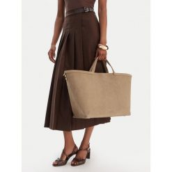 Torebka GINO ROSSI. Brązowe shopper Gino Rossi, bez wzorów, bez dodatków. Za 659.99 zł.