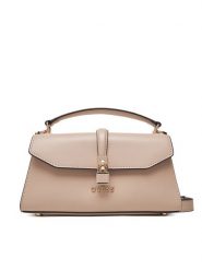 Guess Torebka HWVG96 55200 Beżowy. Brązowe torebki klasyczne Guess, z aplikacjami, ze skóry, bez dodatków. Za 589.99 zł.