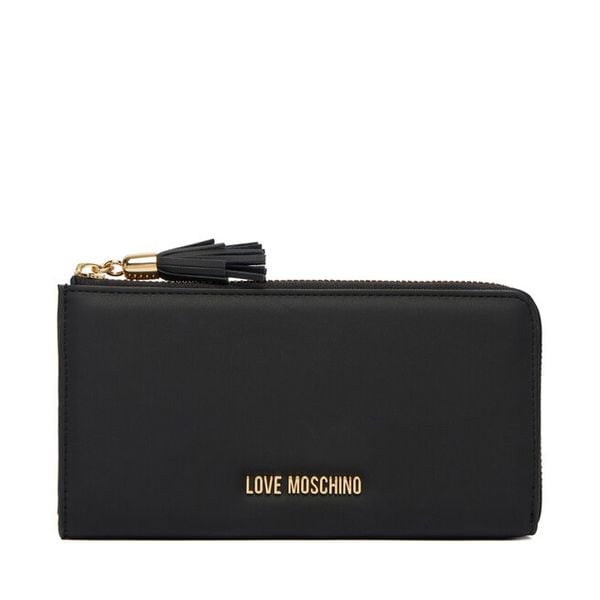 Portfel LOVE MOSCHINO. Czarne portfele Love Moschino, bez wzorów. Za 277.99 zł.