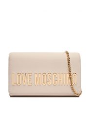 LOVE MOSCHINO Torebka JC4103PP0NKD0110 Écru. Torebki klasyczne Love Moschino, bez wzorów, ze skóry, bez dodatków. Za 709.99 zł.