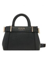 Guess Torebka w kolorze czarnym - 21 x 14 x 7 cm rozmiar: onesize. Czarne torby na ramię Guess, z aplikacjami, z materiału, przez ramię, bez dodatków. Za 435.95 zł.