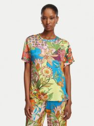 Liu Jo T-Shirt WA6512 T473A Kolorowy Regular Fit. T-shirty Liu Jo, bez wzorów, z wiskozy, bez kołnierzyka, bez ramiączek. Za 559.99 zł.