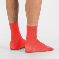 Skarpety klasyczne - MATCHY WOOL. Czerwone skarpety SPORTFUL, bez wzorów, z bawełny. Za 140.65 zł.