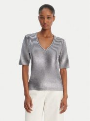 Weekend Max Mara T-Shirt Opzione 2615941042 Granatowy Regular Fit. Niebieskie t-shirty Weekend Max Mara, xs, bez wzorów, ze lnu, bez kołnierzyka, bez ramiączek. Za 579.99 zł.