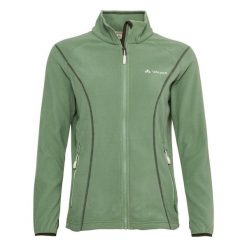 Bluza polarowa damska Vaude Rosemoor Fleece Jacket II. Zielone bluzy Vaude, m, bez wzorów, z polaru, bez kaptura. Za 293.99 zł.