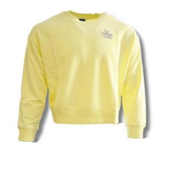 Bluza Damska New Balance Athletics IC Crewneck Sweatshirt 2 - WT13562-SAY. Żółte bluzy sportowe New Balance, bez wzorów, bez kaptura. Za 132.99 zł.