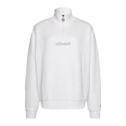Bluza damska Ellesse Polar Catic 1/2 Zip Track. Białe bluzy Ellesse, xs, bez wzorów, z bawełny, bez kaptura. Za 159.99 zł.