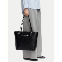 Torebka MEXX. Czarne shopper Mexx, bez wzorów, bez dodatków. Za 229.99 zł.