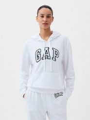 GAP Bluza w kolorze białym rozmiar: S. Białe bluzy GAP, s, bez wzorów, z kapturem. Za 127.95 zł.
