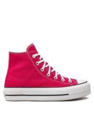 Converse Trampki Chuck Taylor All Star Lift Platform Hi A08288C Różowy. Czerwone trampki Converse, bez wzorów, z materiału, bez zapięcia. Za 249.99 zł.
