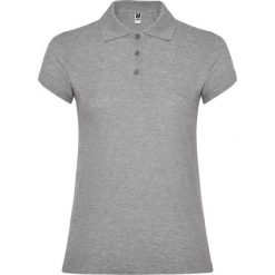Damska Koszulka Polo W Gwiazdki. Szare koszulki polo ROLY, xl, bez wzorów, bez kołnierzyka, bez ramiączek. Za 60.99 zł.