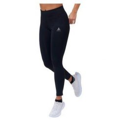 Legginsy do biegania damskie Odlo ESSENTIAL. Czarne bielizna sportowa Odlo, xs, bez wzorów. Za 234.25 zł.