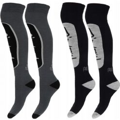 Skarpety narciarskie O'neill 789942-7001P wełna merino 2-pak szary/czarny 35-38. Czarne skarpety O'Neill, bez wzorów, z wełny. Za 79.99 zł.