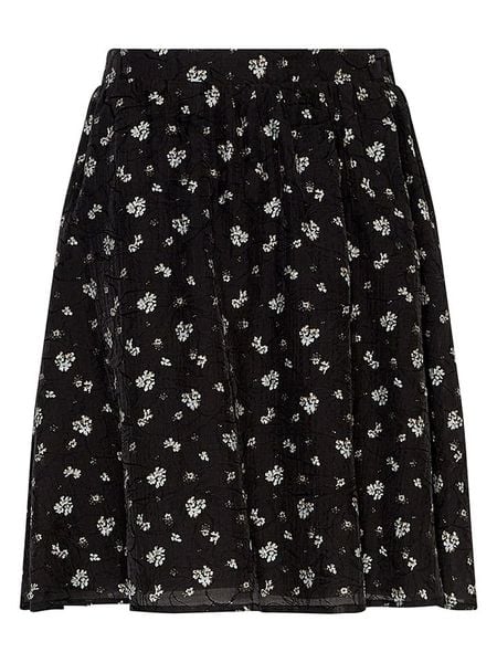 MOSS COPENHAGEN Spódnica "Nancy" w kolorze czarno-kremowym rozmiar: M. Czarne spódnice Moss Copenhagen, m, bez wzorów, mini. Za 164.95 zł.