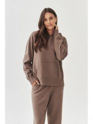 TATUUM Bluza "Phlo" w kolorze jasnobrązowym rozmiar: S. Brązowe bluzy Tatuum, s, bez wzorów, z kapturem. Za 148.26 zł.