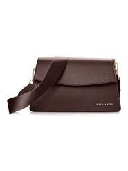 Vince Camuto Torebka w kolorze brązowym - 26 x 16 x 10 cm rozmiar: onesize. Brązowe torby na ramię Vince Camuto, bez wzorów, z materiału, na ramię, bez dodatków. Za 127.65 zł.