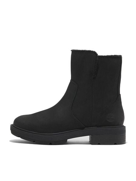 Timberland Skórzane botki "Brimfield" w kolorze czarnym rozmiar: 39. Czarne botki Timberland, bez wzorów, z materiału, bez obcasa, bez zapięcia. Za 429.95 zł.