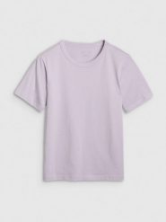 4F T-shirt regular gładki damski - fioletowy S. Fioletowe t-shirty 4f, s, bez wzorów, z bawełny, bez kołnierzyka, bez ramiączek. W wyprzedaży za 29.99 zł.