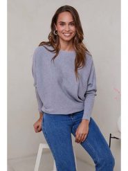 Soft Cashmere Sweter w kolorze szarym rozmiar: 38/40. Szare swetry Soft Cashmere, bez wzorów, z kaszmiru, bez ramiączek. Za 118.84 zł.