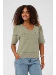 Kaffe Sweter w kolorze khaki rozmiar: L. Brązowe swetry Kaffe, l, z aplikacjami, bez ramiączek. Za 82.99 zł.