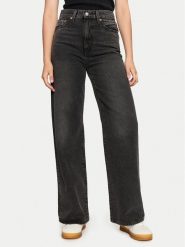 Levi's® Jeansy Ribcage A6081-0011 Czarny Wide Leg. Czarne jeansy s, bez wzorów. Za 439.99 zł.