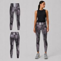 LEGGINSY DAMSKIE 4F TRENINGOWE SZYBKOSCHNĄCE Z WYSOKIM STANEM KOLOR SZARY. Szare legginsy 4f, xl, bez wzorów, z materiału, z podwyższonym stanem, na fitness i siłownię. Za 149.99 zł.