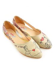 Goby Skórzane baleriny w kolorze beżowym rozmiar: 38. Brązowe baleriny Goby, bez wzorów, bez obcasa. Za 173.99 zł.