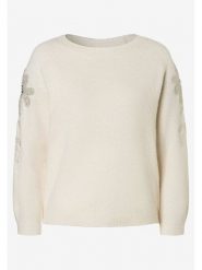 More & More Sweter w kolorze kremowym rozmiar: 40. Brązowe swetry More & More, bez wzorów, bez ramiączek. Za 139.95 zł.