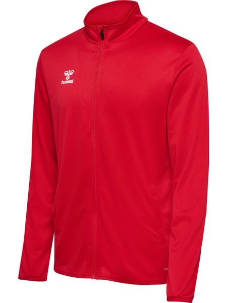 Bluza hmlESSENTIAL TRACK JACKET. Czerwone bluzy Hummel, l, bez wzorów, z materiału, bez kaptura. Za 176.85 zł.