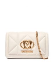 LOVE MOSCHINO Torebka JC5640PP0NLC0110 Écru. Torebki klasyczne Love Moschino, bez wzorów, ze skóry, bez dodatków. Za 709.99 zł.