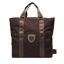 Torebka Blauer. Brązowe torebki klasyczne Blauer, bez wzorów, bez dodatków. Za 379.99 zł.