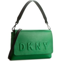 Torebka DKNY - Debossed Logo R461540602 Viridian/Blk 353. Zielone torebki klasyczne DKNY, bez wzorów, ze skóry, bez dodatków. W wyprzedaży za 579.00 zł.