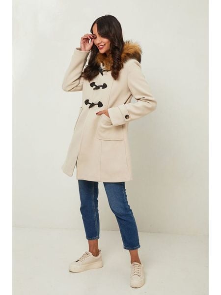 L'armoire de Suzette Płaszcz przejściowy w kolorze kremowym rozmiar: 36. Brązowe płaszcze L'armoire de Suzette, l, bez wzorów, bez kaptura. Za 130.99 zł.