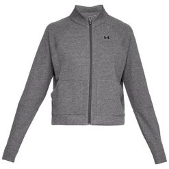 Bluza w kolorze ciemnoszarym. Szare bluzy sportowe Under Armour, xs, bez wzorów, bez kaptura. W wyprzedaży za 139.95 zł.