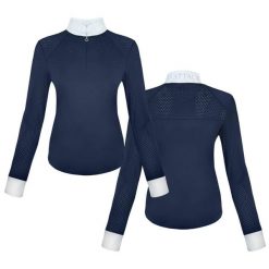 Koszula konkursowa JD ATTACK Jessy. Białe koszule JD ATTACK, l, z aplikacjami, z elastanu, eleganckie, bez kołnierzyka, bez ramiączek. Za 269.00 zł.