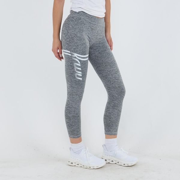 Legginsy treningowe Capri Keeps. Szare legginsy ELPLAYER, s, bez wzorów, z jersey. Za 59.90 zł.