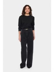 SAINT TROPEZ Sweter "Mila" w kolorze czarnym rozmiar: XXL. Czarne swetry Saint Tropez, xxl, bez wzorów, bez ramiączek. Za 114.44 zł.