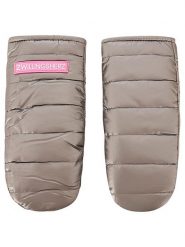 Zwillingsherz Rękawiczki w kolorze szarym rozmiar: onesize. Szare rękawiczki Zwillingsherz, bez wzorów, ze splotem. Za 87.61 zł.