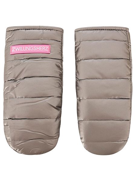 Zwillingsherz Rękawiczki w kolorze szarym rozmiar: onesize. Szare rękawiczki Zwillingsherz, bez wzorów, ze splotem. Za 91.34 zł.