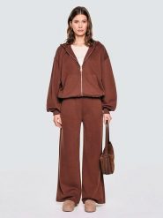 BIG STAR Bluza w kolorze brązowym rozmiar: L. Brązowe bluzy Big Star, l, bez wzorów, bez kaptura. Za 129.99 zł.