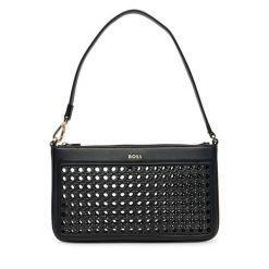 Torebka BOSS. Czarne torebki klasyczne Boss, bez wzorów, bez dodatków. Za 329.99 zł.