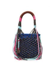 PINKO Torebka Hand Pouch ClassicPE 25 PLTT 04616 A2E0 Granatowy. Niebieskie torebki klasyczne Pinko, bez wzorów, z materiału, bez dodatków. Za 479.99 zł.