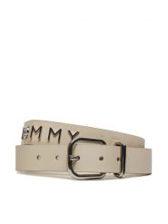 Tommy Jeans Pasek Damski Tjw Bold Leather 3.0 AW0AW16255 Écru. Paski Tommy Jeans, bez wzorów, z jeansu. Za 139.99 zł.
