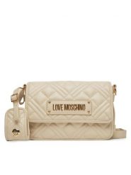 LOVE MOSCHINO Torebka JC4210PP0MLA0110 Beżowy. Brązowe listonoszki Love Moschino, bez wzorów, ze skóry, bez dodatków. Za 719.99 zł.